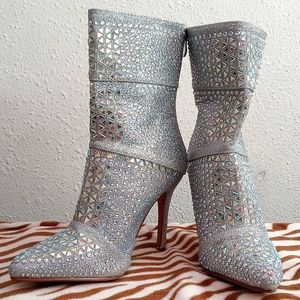 Silver Bling boots